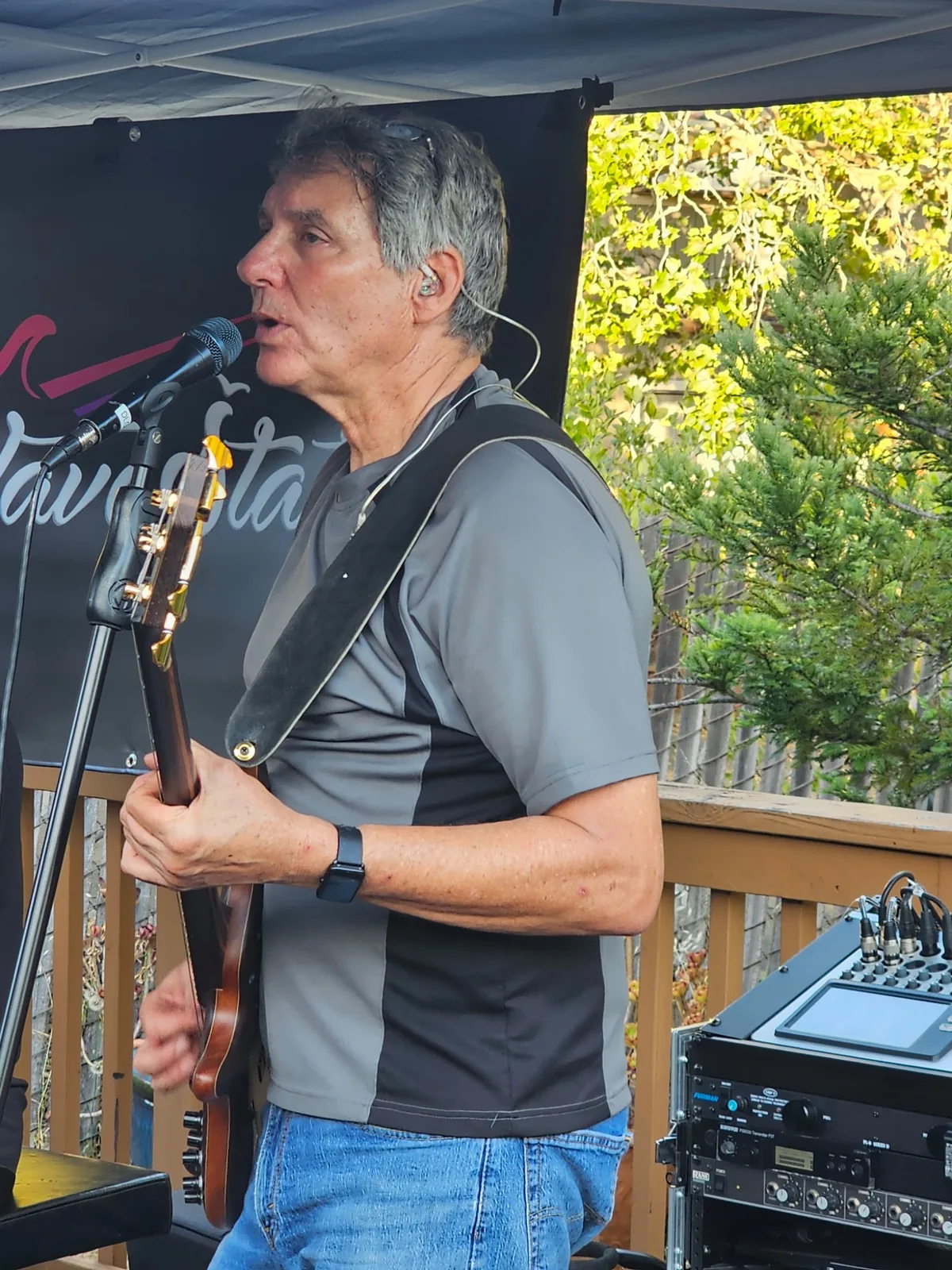 Dave performing live