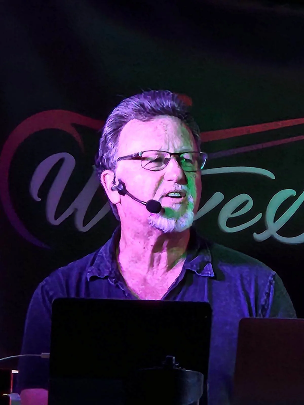Steve performing live